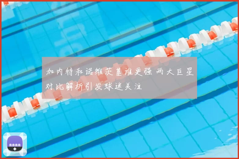 加内特和诺维茨基谁更强 两大巨星对比解析引发球迷关注